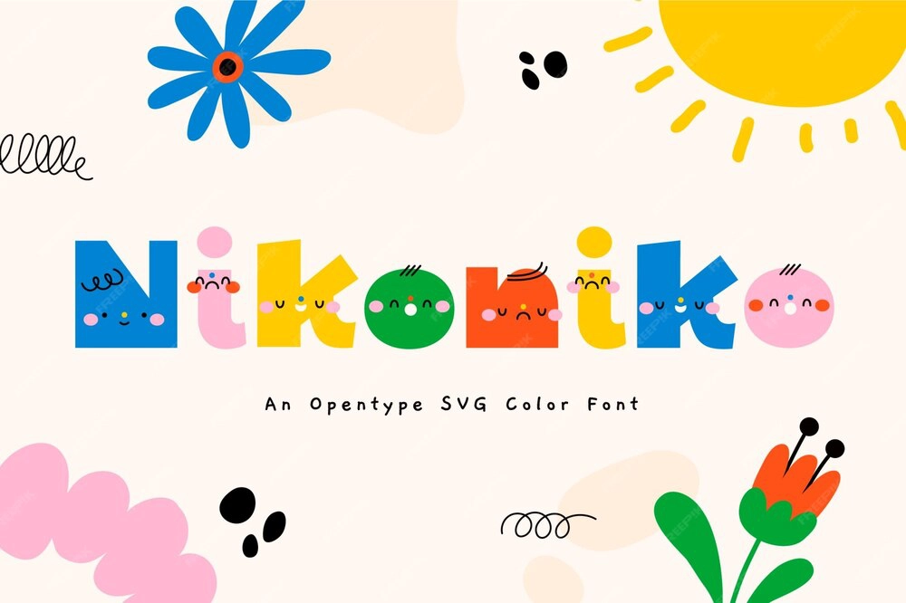 Nikoniko Color font